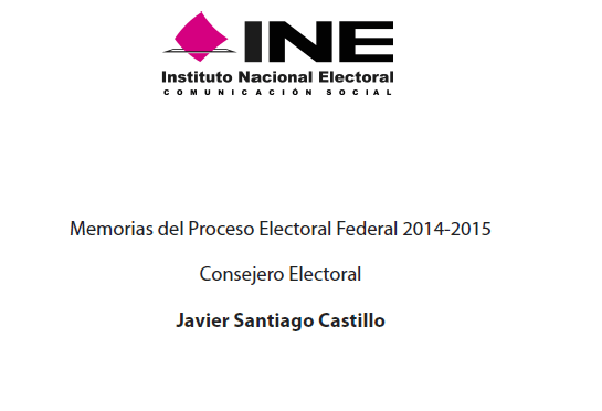 Memoria Proceso Electoral Federal