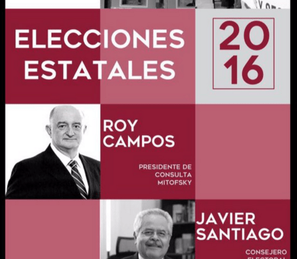Consejero Electoral Javier Santiago Castillo en Conferencia: «Elecciones Estatales» con Roy Campos.