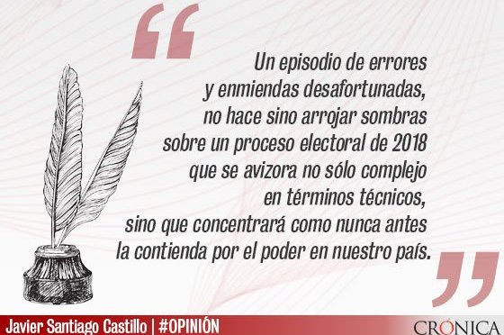 Errores de cálculo y fiscalización, el camino al 2018